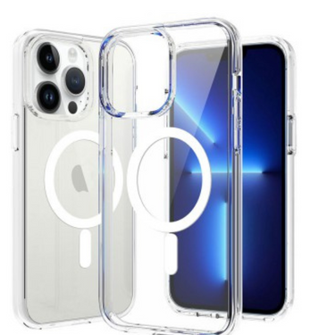 iPhone 12 Pro Max Compatible Case Cover With Ultimake Shockproof and Compatible With Magsafe Technology - Transparent
